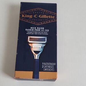 Neck Razor - Blue and Silver